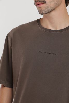 Imagen 2 del producto Polera hombre manga corta Oversize café Froens