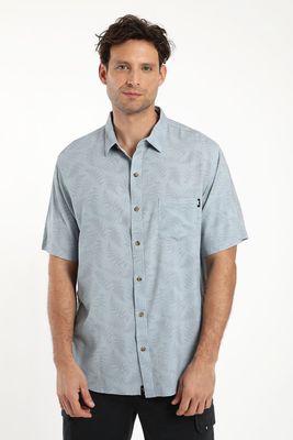 Imagen 1 del producto Camisa hombre manga corta viscosa  helechos 100% algodon organico Froens