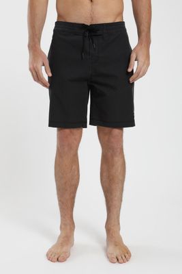 Traje de Baño hombre Surf Lavado negro Poliéster Reciclado Froens