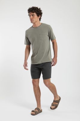 Imagen 2 del producto Polera hombre manga corta Plain verde Algodón orgánico Froens