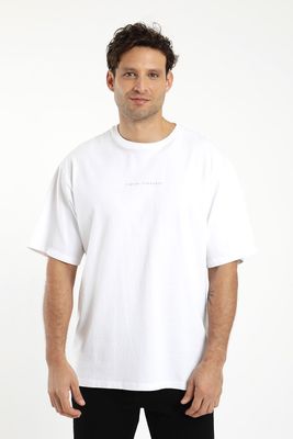 Polera hombre manga corta oversize 100% algodón orgánico Froens