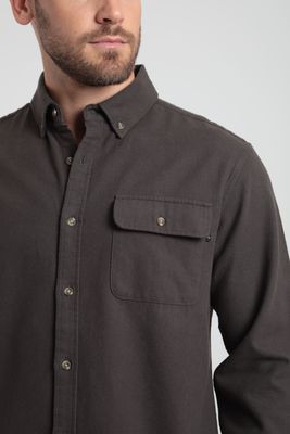 Imagen 2 del producto Camisa manga larga hombre Classic grafito