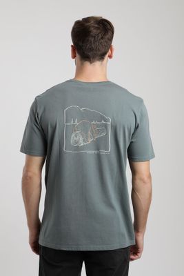 Imagen 2 del producto Polera manga corta hombre No worries verde  