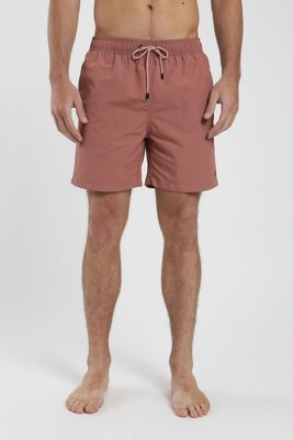 Traje de Baño hombre Classic Solid rojo Nylon Reciclado Froens