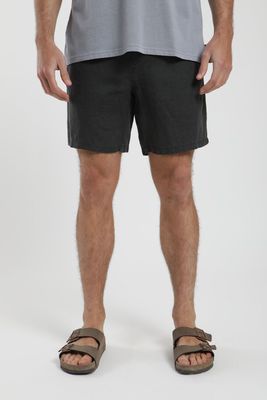 Short hombre Lino grafito Froens