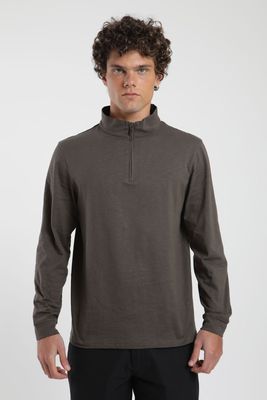 Polerón hombre Ulmo hombre café Algodón orgánico Froens