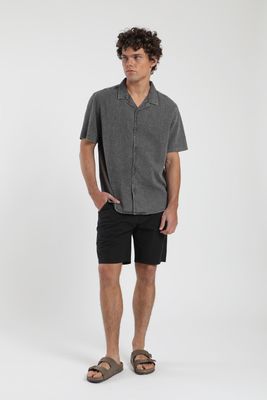 Imagen 2 del producto Camisa hombre manga corta Manly grafito Algodón orgánico Froens