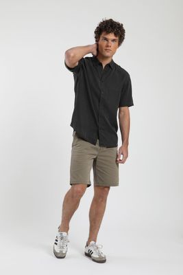 Imagen 2 del producto Camisa hombre manga corta Puelche grafito Tencel Froens