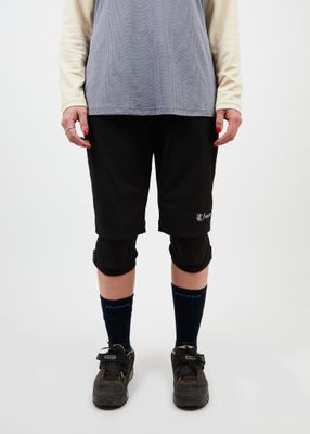 Short + calza mujer MTB negro