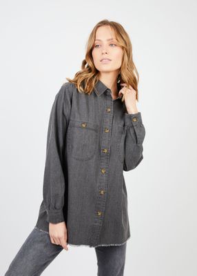 Blusa manga larga Aurora negro