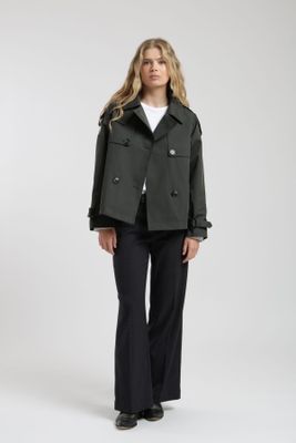 Imagen 2 del producto Chaqueta mujer Trench verde Froens