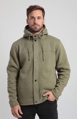 Polerón hombre Franja verde