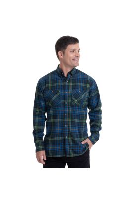 Camisa Villela Fantasía Azul