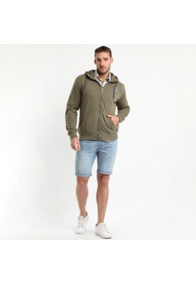 Imagen 1 del producto Poleron Full Zipper Khaki oscuro