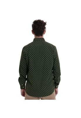 Imagen 2 del producto Camisa Estampada Microprint Verde Musgo