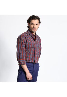 Imagen 2 del producto Camisa Manga Larga Trevira Cuadros Regular Fit