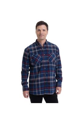 Camisa Villela Fantasía Azul Marino