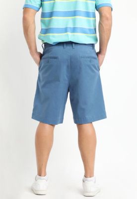 Imagen 2 del producto Bermuda Gabardina Frente Plano Azul