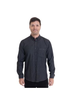 Camisa Denim Negro