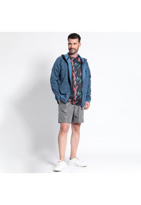 Imagen 2 del producto Polerón Full Zipper Cuello Alto Con Capucha