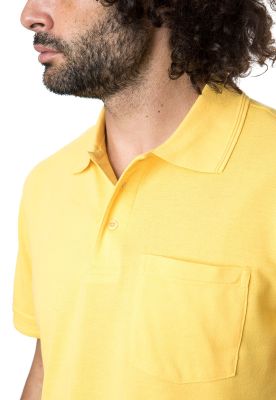 Imagen 1 del producto Polera Piqué Lisa Amarilla