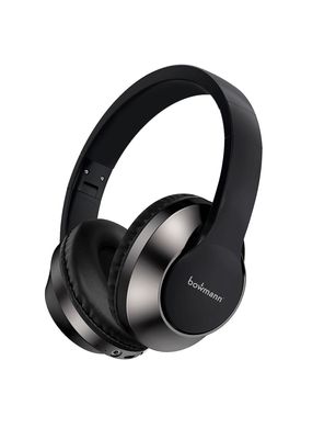 Audifono On Ear Bowmann Con 8 Horas De Autonomia Bw-h40 Negro