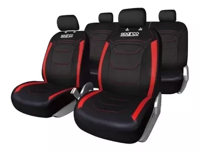Fundas Cubreasiento Sparco Universal Negro Poliester 406- Sp