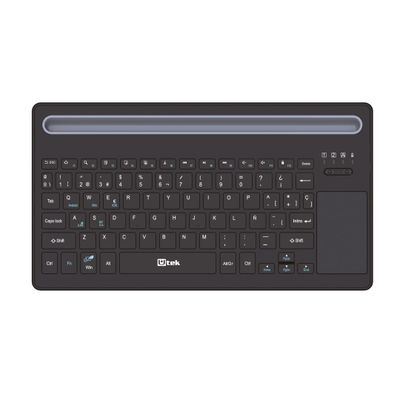 Teclado Inalámbrico con Touchpad Bluetooth 5.0 y 2,4Ghz , Recargable Utek UT-KBBT900P
