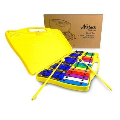 Imagen 2 del producto Metalófono 25 Notas Cromático Didáctico Nutech, Gran Calidad