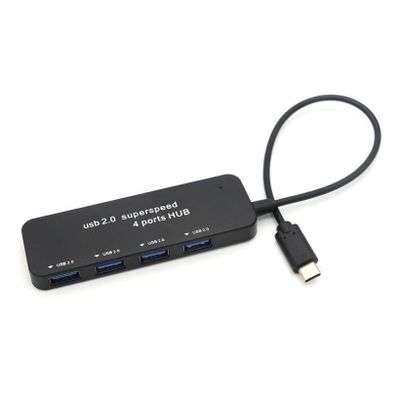 Hub USB Tipo C 4 Entradas USB 2.0 Birlink BR10192