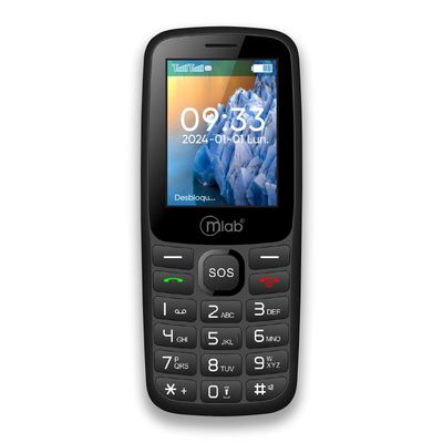 Celular Senior Adulto Mayor Mlab 4G-3G SOS 1,8 Pulgadas Barra