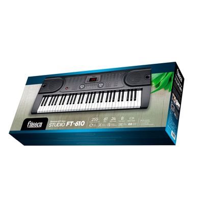 Imagen 2 del producto Teclado Musical Electronico Fussen FT-610 61 Teclas Studio 255 Ritmos