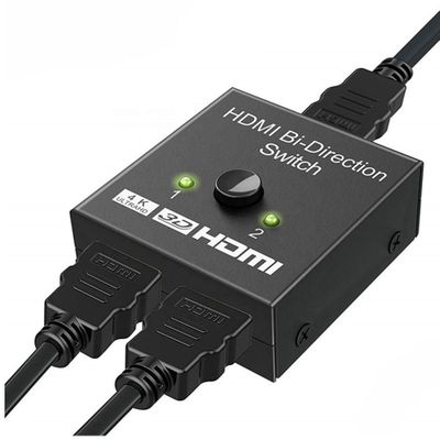 SWITCH Y SPLITER HDMI 2X1 4K 3D Bidireccional