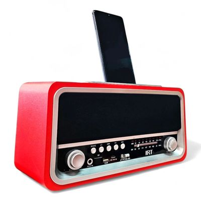 Imagen 2 del producto Radio Portatil Recargable Bluetooth 6watts IRT Retro06