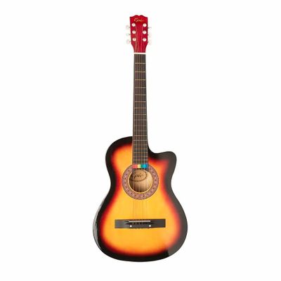 Guitarra Electroacustica Epic 38 pulgadas Sunburt con Funda