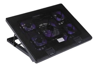 Imagen 2 del producto Base Ventilador Notebook 12-17″ 5 Ventiladores Utek