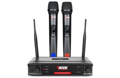 Imagen 1 del producto Microfono Inalambrico Doble Profesional Novik UNK330 UHF