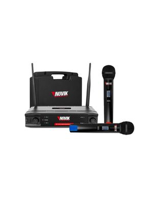 Imagen 2 del producto Microfono Inalambrico Doble Profesional Novik UNK330 UHF