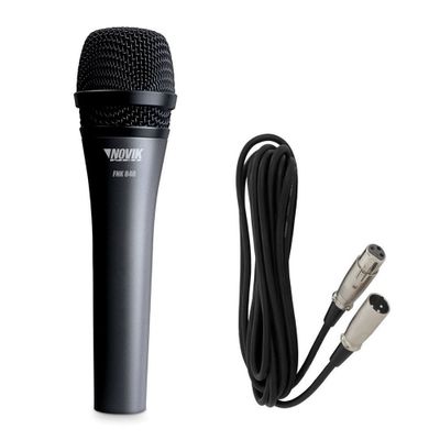 Imagen 2 del producto Microfono Vocal De Mano Dinamico Novik FNK840 Con Cable XLR 4.5Mts