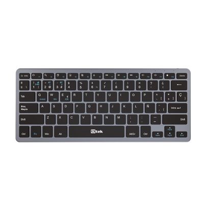 Teclado Inalambrico 2.4Ghz y Bluetooth Recargable Utek UT-KBBT2100