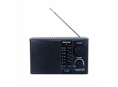 Radio Portátil Philco Ic-X60 220v 4 Bandas AM-FM