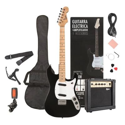 Pack Guitarra Eléctrica Pro Con Amplificado 10W y accesorios