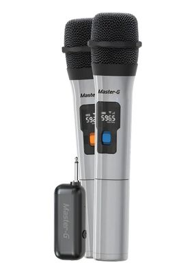 Imagen 1 del producto Master G Microfonos Inalambricos Set de 2 Unidades UHF Con Receptor