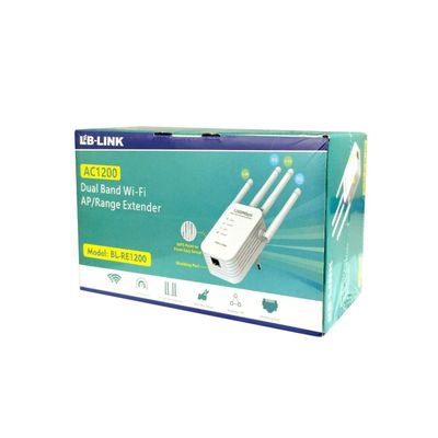Imagen 2 del producto Extensor repetidor Señal WIFI AC1200 Dual Band 1200MBPS High Gang 4 Antenas 4dBi /BL-RE1200 LB-Link