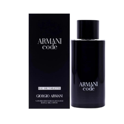 Perfume Armani Code EDT 75ML Rechargable Hombre .