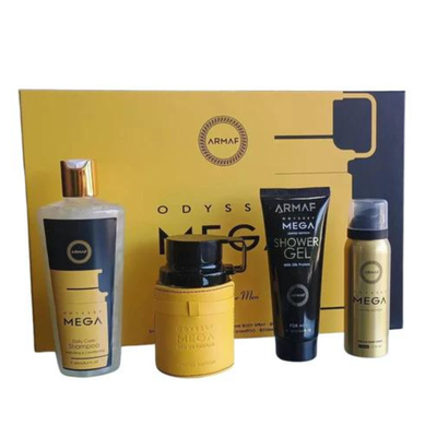 Imagen 1 del producto Estuche Odyssey Mega 100ML+250ML Shampoo+50ML Spray+100 S/G Hombre