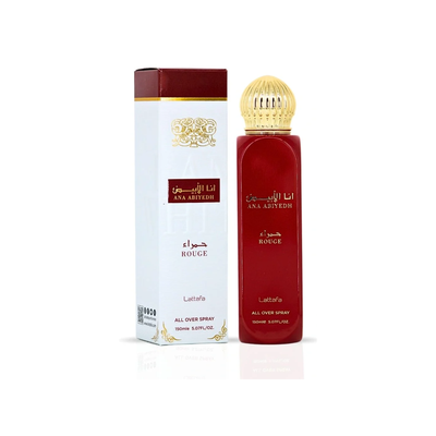 Perfume spray Ana Abiyedh Rouge Lattafa All Over Perfume Spray 150Ml Unisex