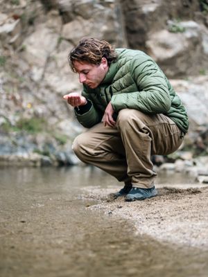 Imagen 2 del producto Parka Reversible Hombre Verde / Negro Kano Alerce Acolchada