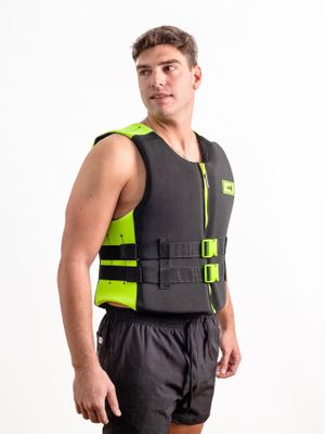 Imagen 2 del producto Chaleco de Flotación de Neopreno Kano Con Cierre Negro