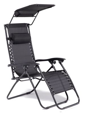 Imagen 2 del producto Reposera Zero Gravity Relan Zen Canopy con Techo Plegable